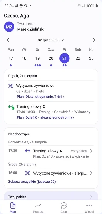 Obie strony dostają aplikację