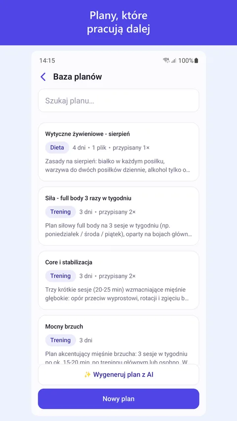 Plany, które pracują dalej